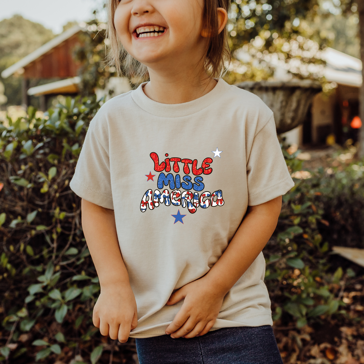 Little Miss America | Toddler Size | DTF Transfer