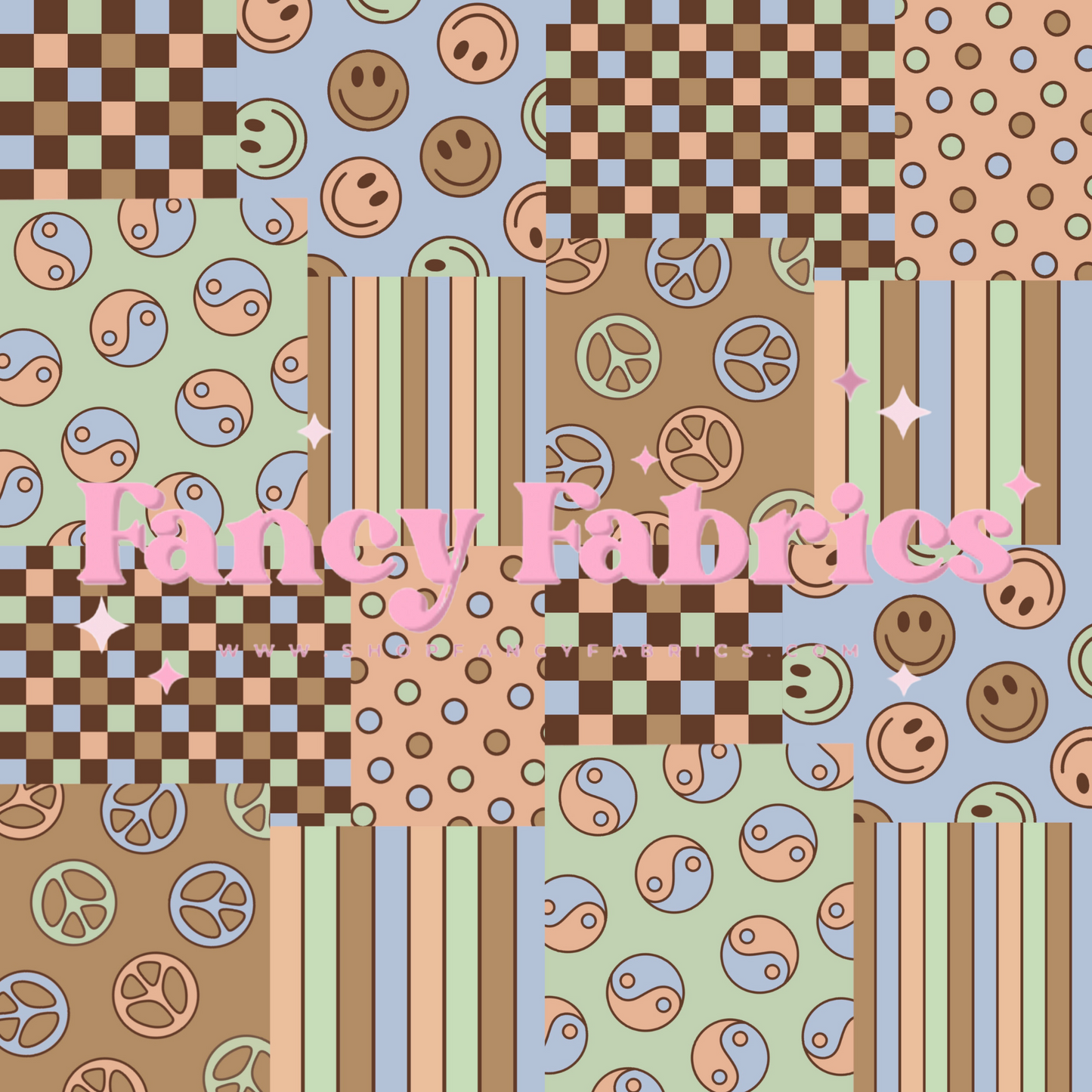 Lauren Liza Designs | Neutral Patchwork | PREORDER | By The Yard