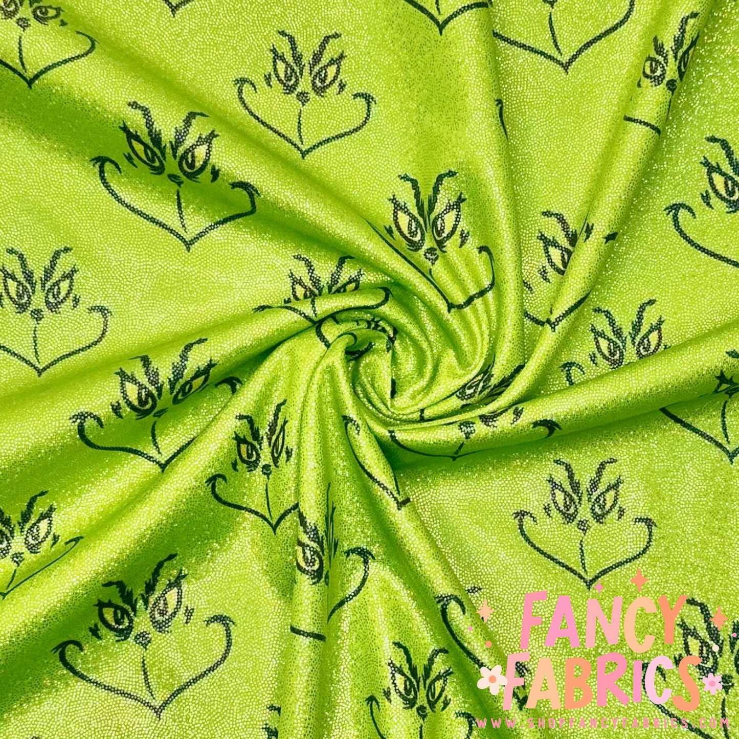 Green Guy Faces | 3x3 Scaling | Printed Holographic | Ready To Ship