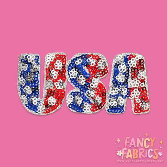 Festive USA | Iron On Patch | Ready To Ship