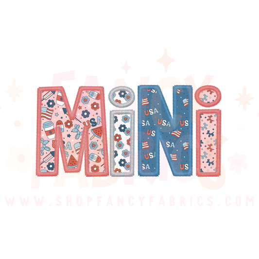 Mini (USA) | Toddler Size | DTF Transfer