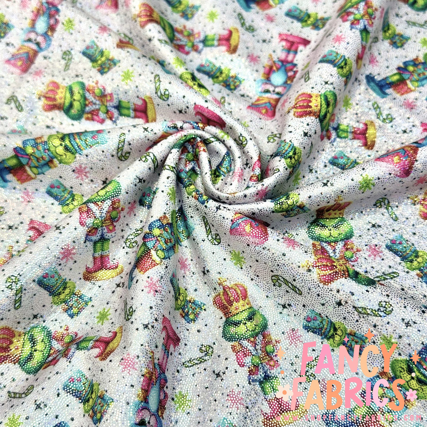 Green Guy Nutcrackers | 4x4 Scaling | Printed Holographic | Ready To Ship