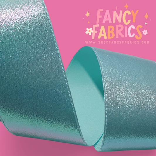 Blue | 3" Single Sided | Holographic Ribbon | Ready To Ship