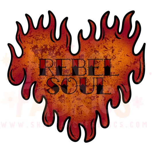 Rebel Soul | Adult Size | DTF Transfer | Ready To Ship