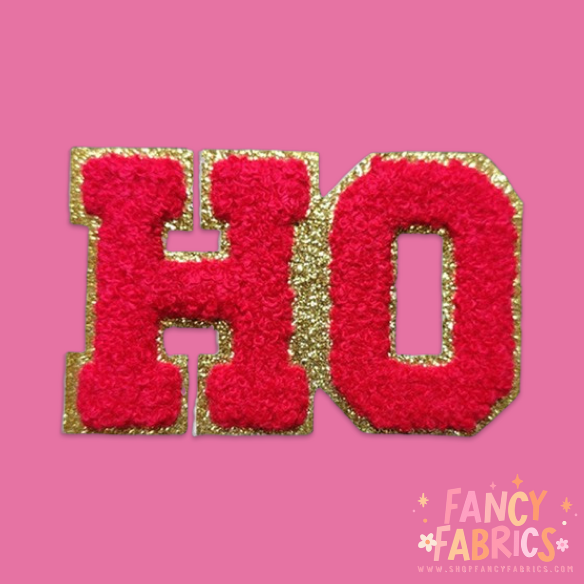Ho (Red) | Iron On Patch