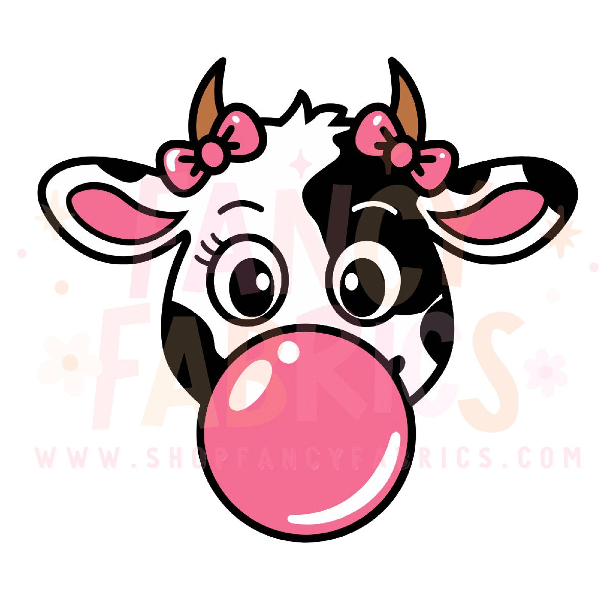 Bubble Cow | Child Size | DTF Transfer