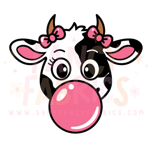 Bubble Cow | Child Size | DTF Transfer