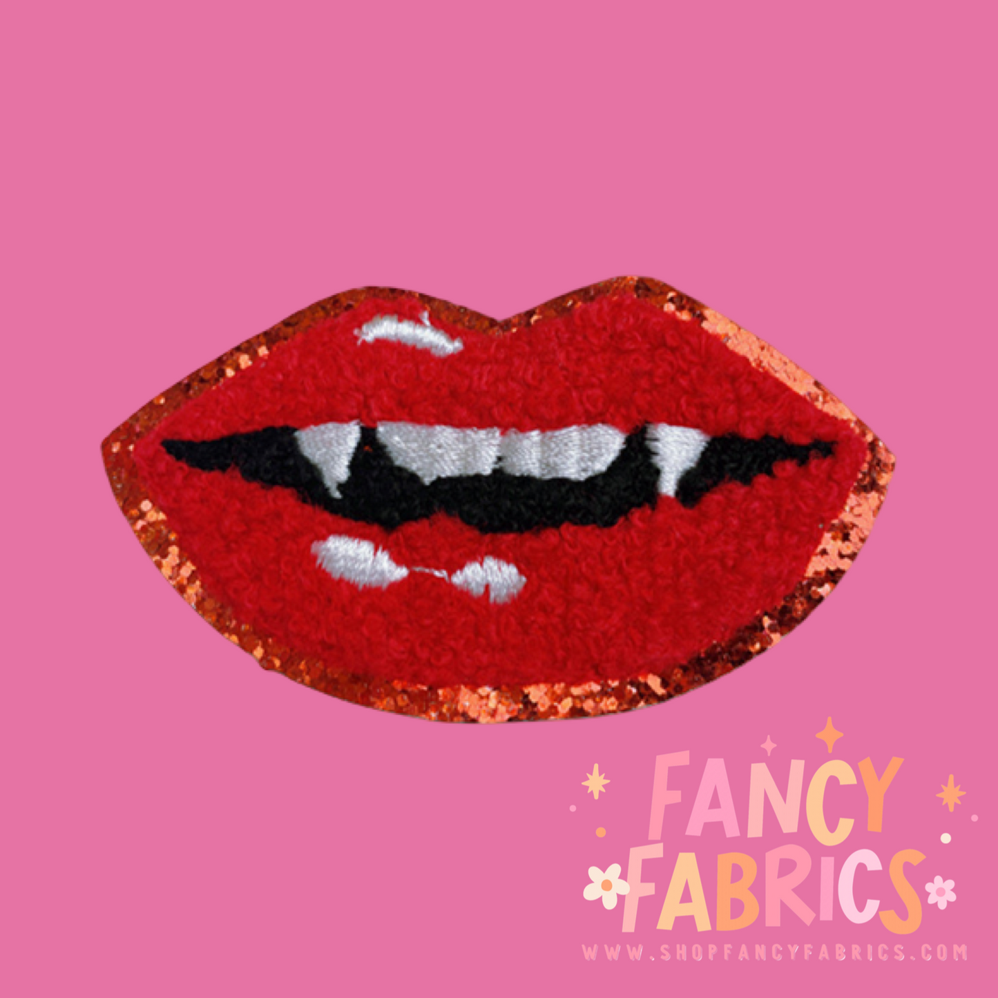 Vampire Lips | Iron On Patch