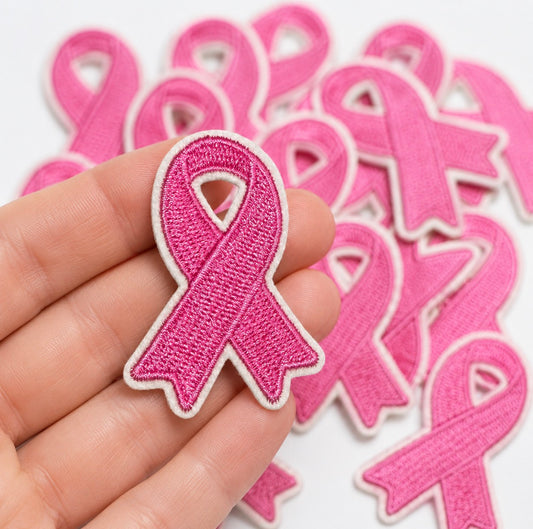 Breast Cancer Ribbon | Iron On Patch