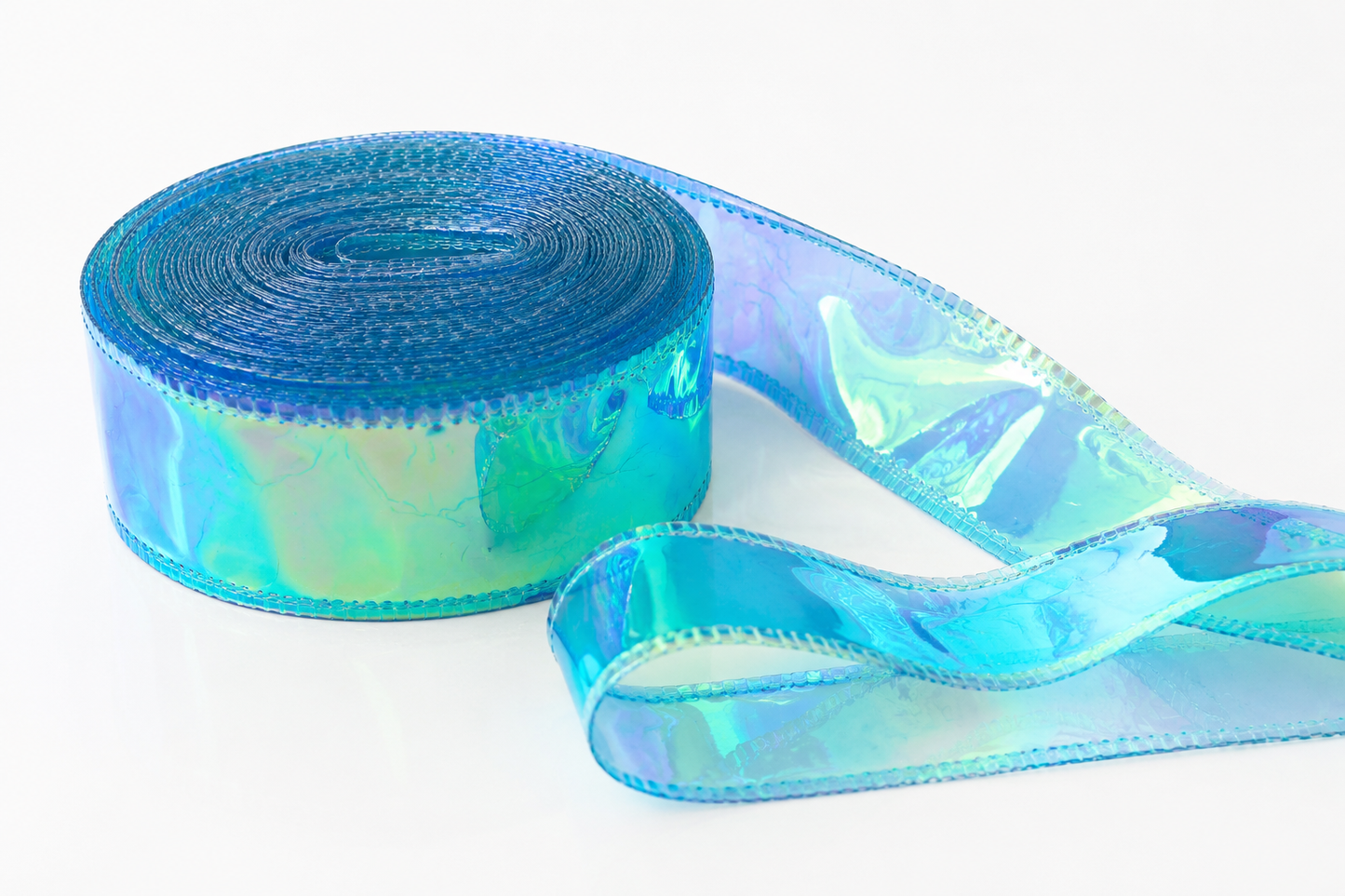 Blue | Holo Jelly Ribbon | Ready To Ship