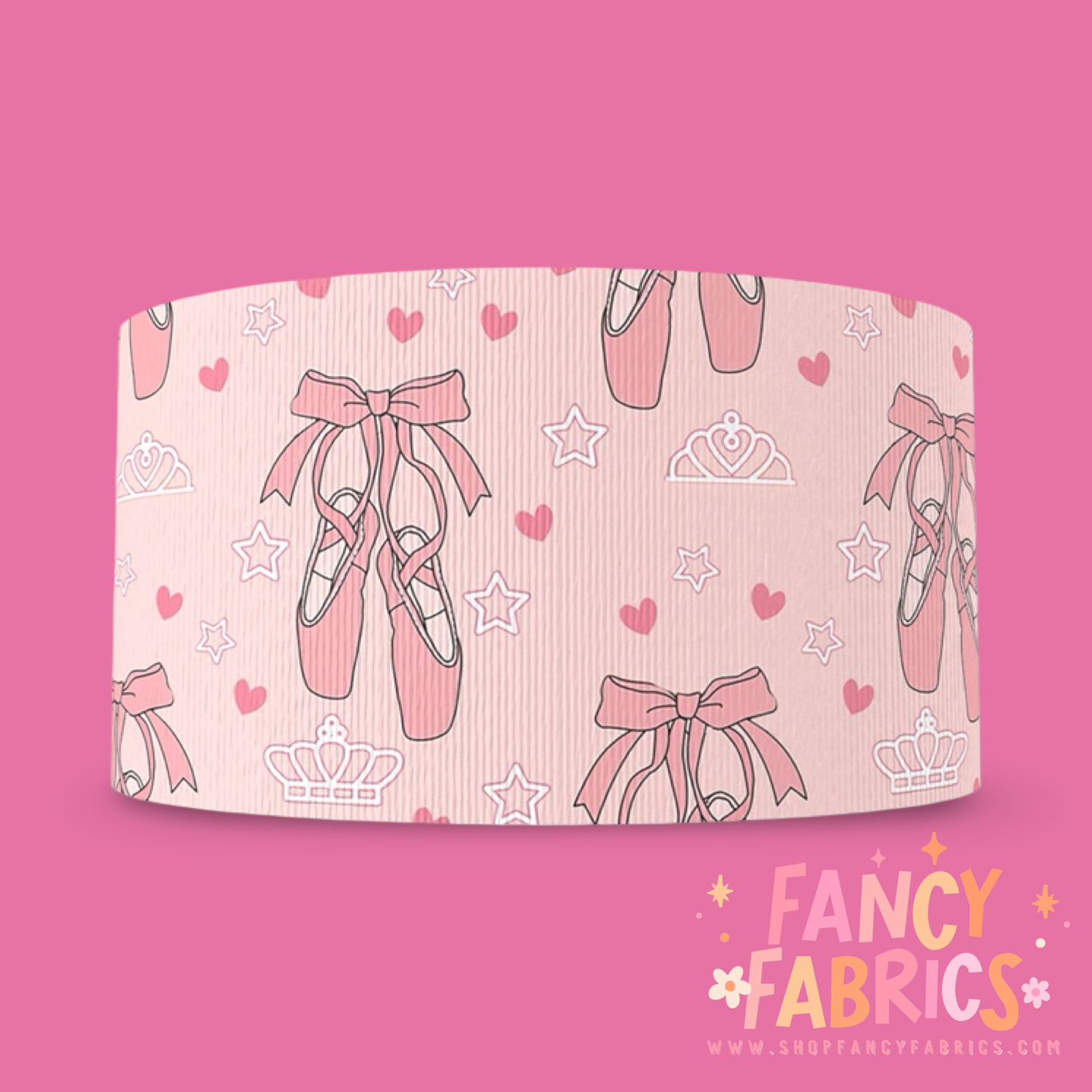 Ballerina | 3" Single Sided | Printed Ribbon | Ready To Ship