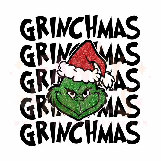 Grinchmas | Toddler Size | DTF Transfer