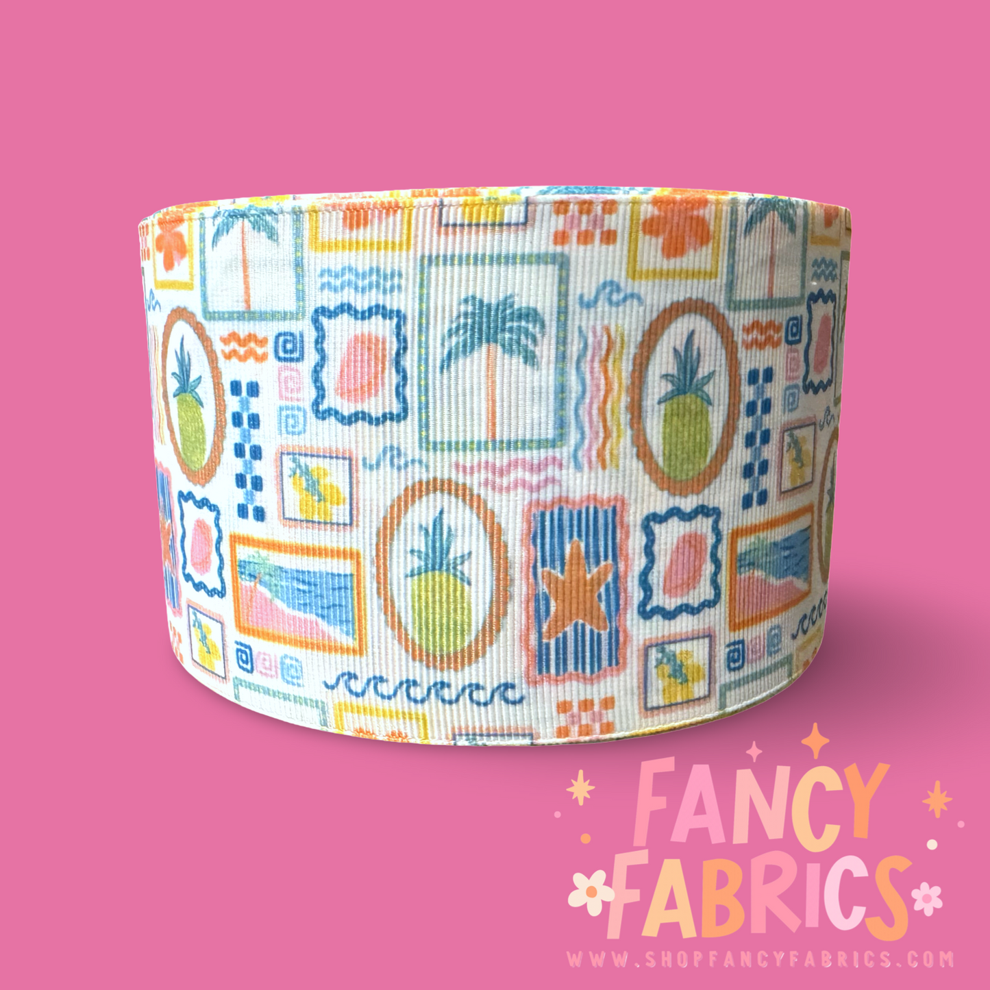 Summer Vibes | 3" Single Sided | Printed Ribbon | Ready To Ship