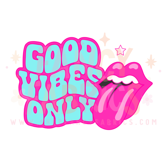 Good Vibes Only | Adult Size | DTF Transfer | Ready To Ship