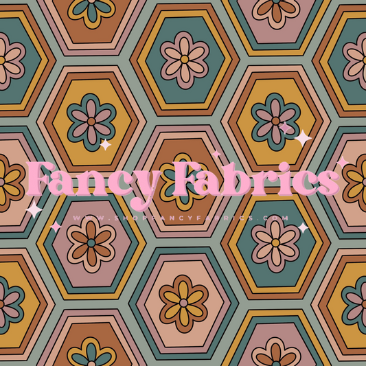 Lauren Liza Designs | Autumn Hexagons | PREORDER | By The Yard