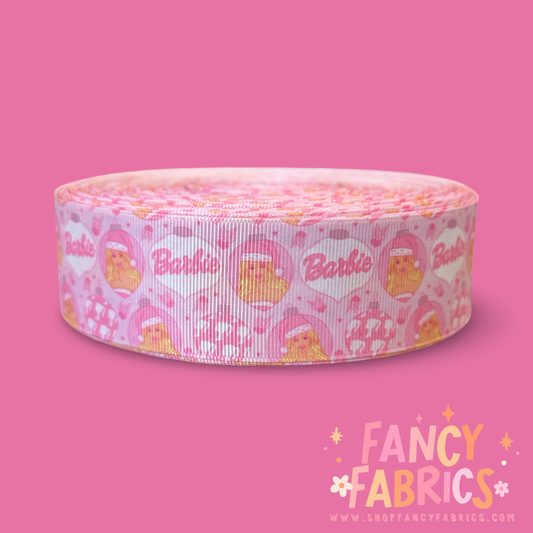 Christmas Doll | 1.5" Single Sided | Printed Ribbon | Ready To Ship