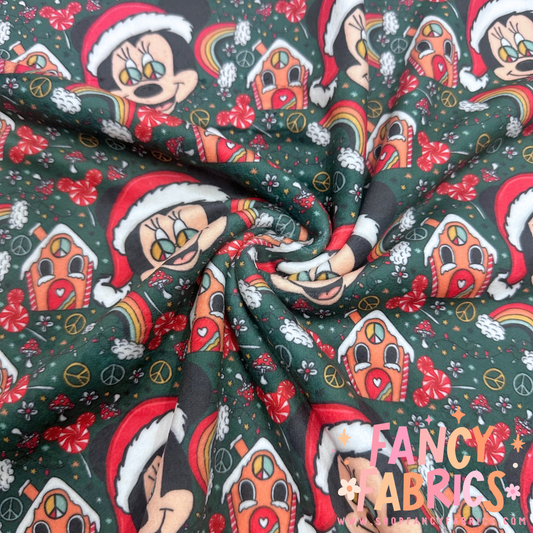 Groovy Mouse Gingerbread | Single Sided Minky | Ready To Ship
