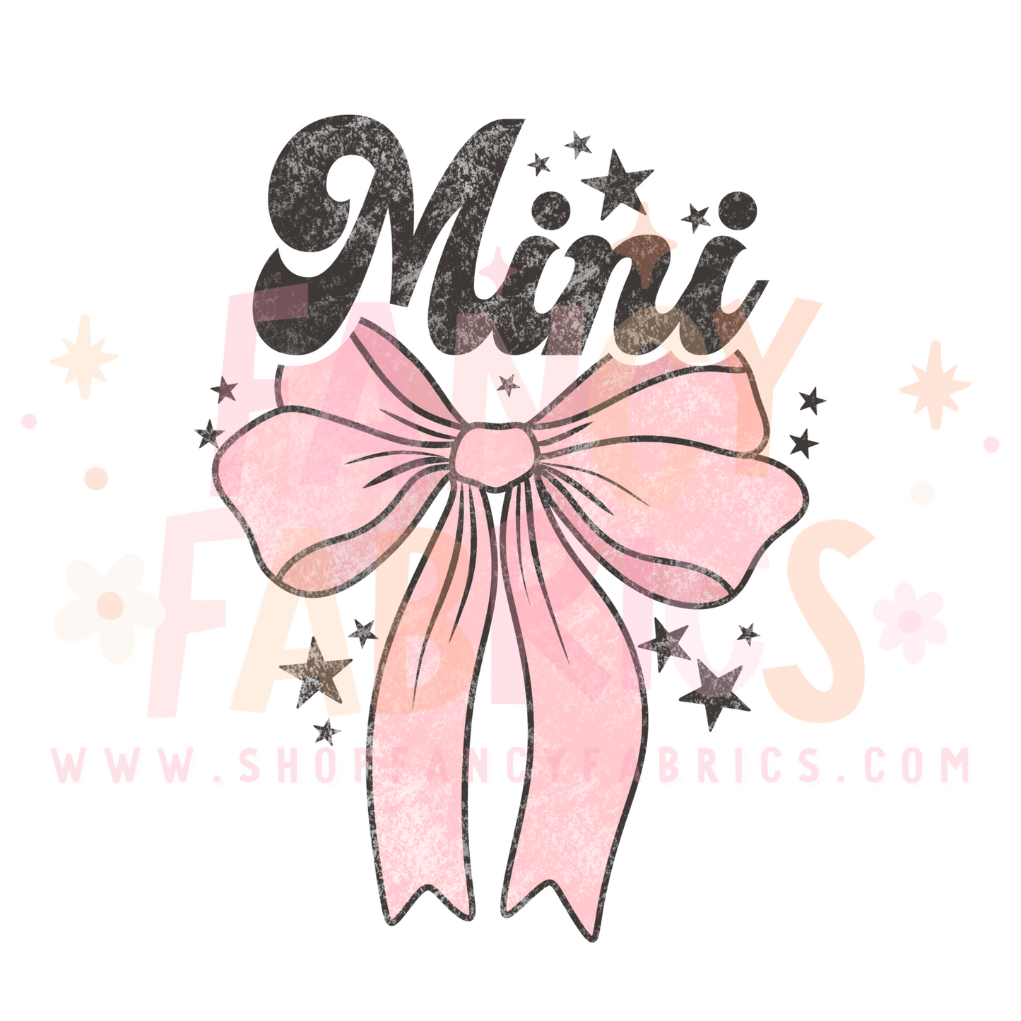 Mini Bow | Child Size | DTF Transfer