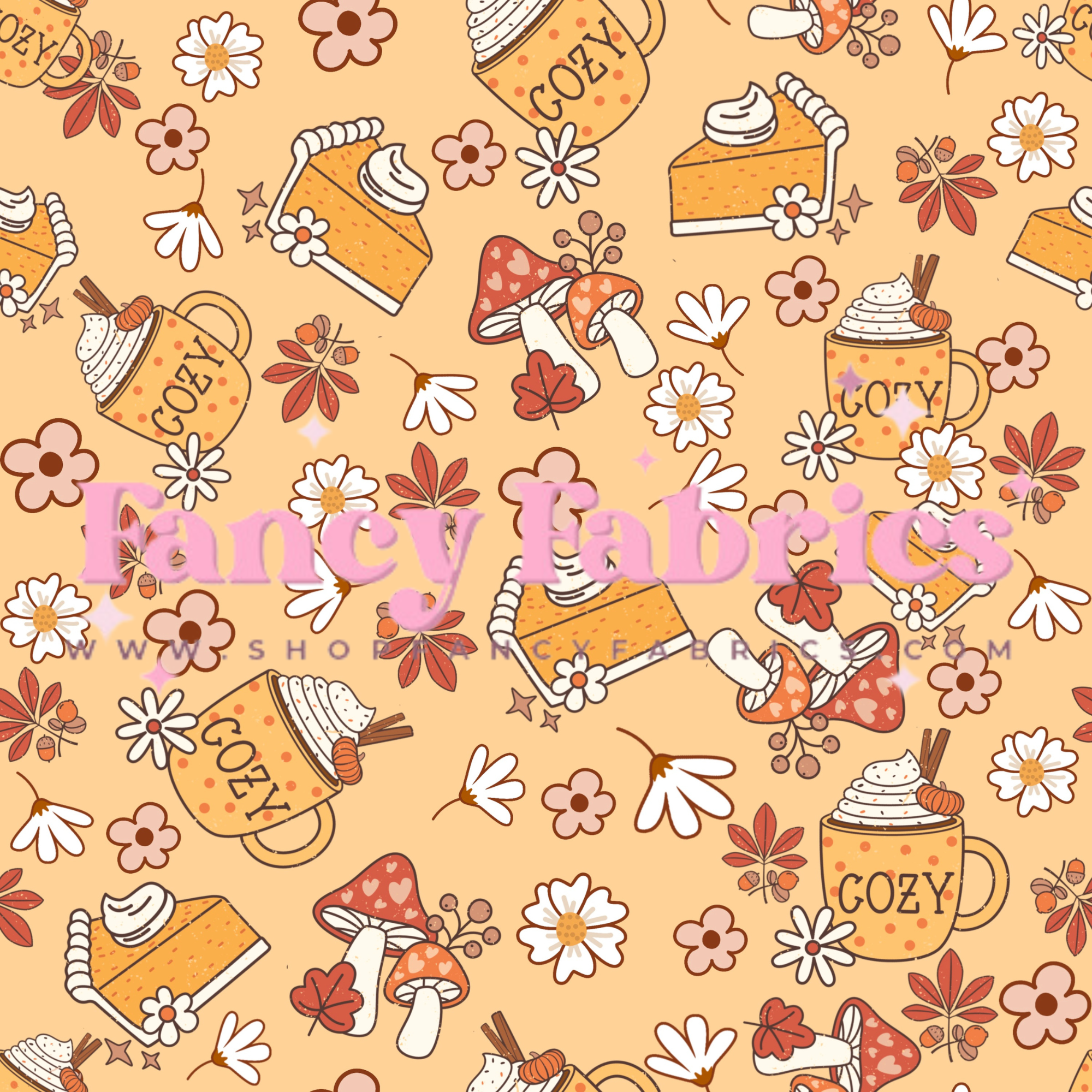 Creative Graphics | Fall Essentials (Tan) | PREORDER | By The Yard