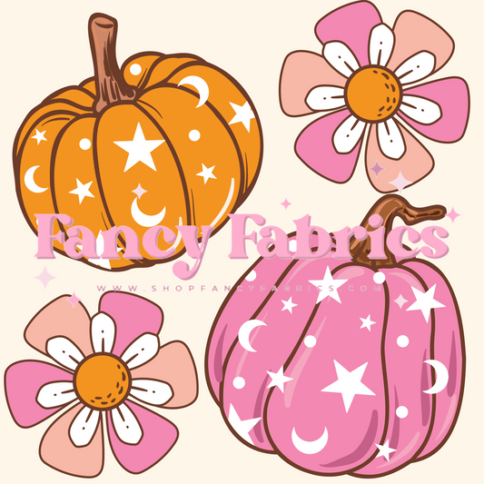 Starry Pumpkins | PREORDER | By The Yard