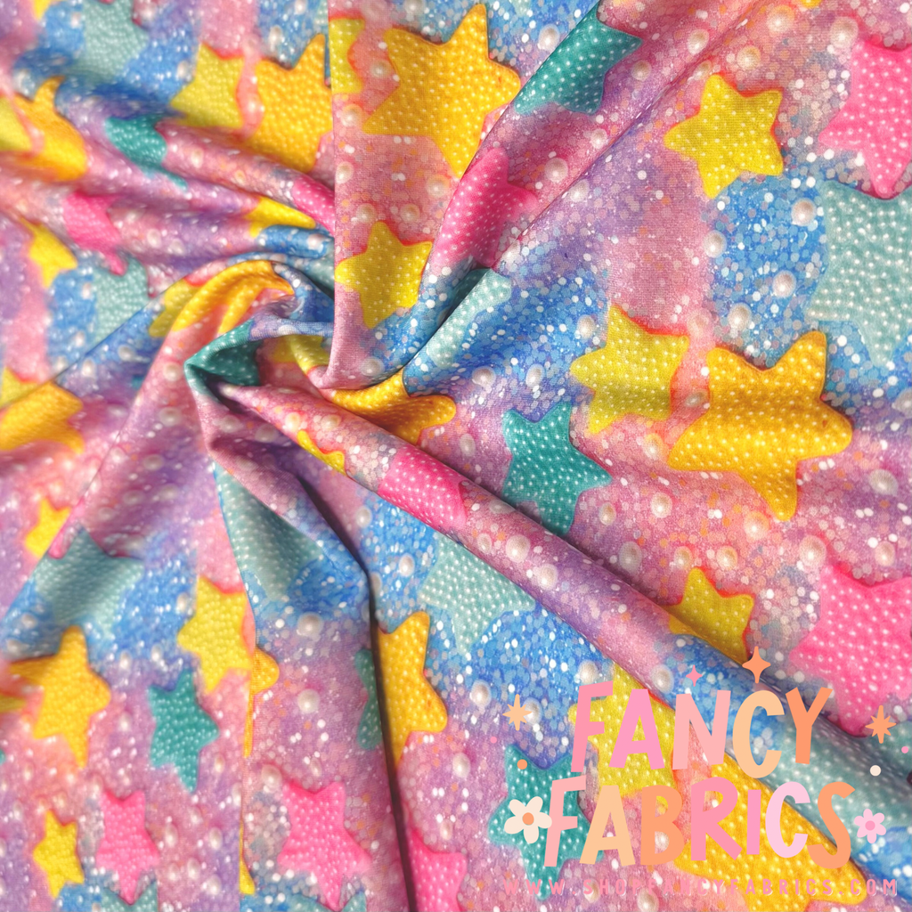 Glitter Stars | Swim | 4x4 Scaling | Ready To Ship