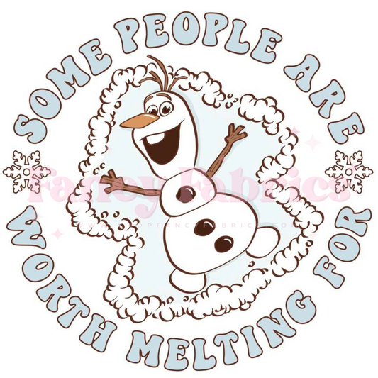 Worth Melting For | Child Size | DTF Transfer