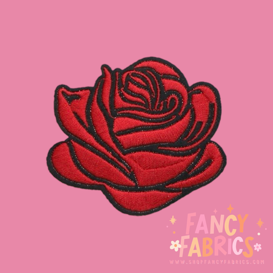 Red Rose | Iron On Patch