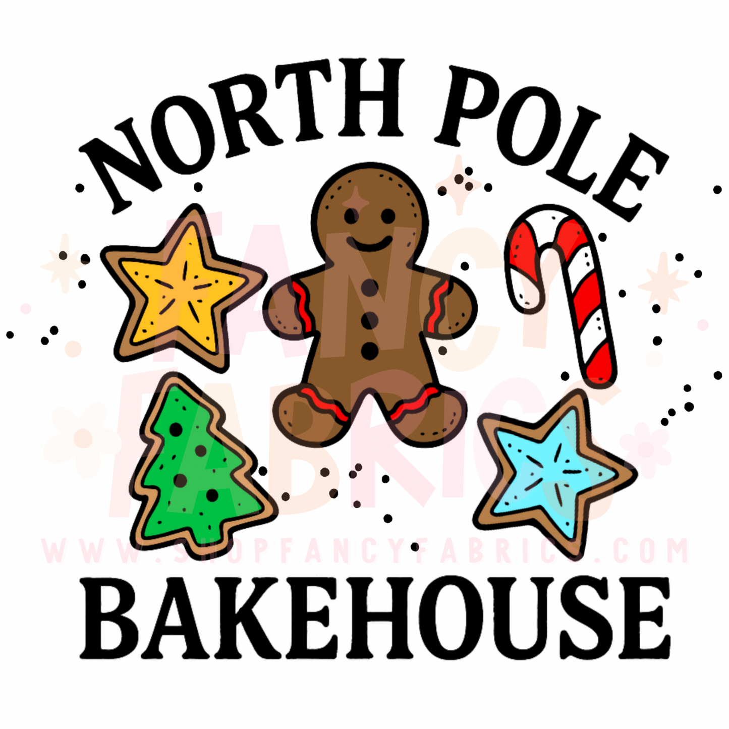 North Pole Bakehouse | Toddler Size | DTF Transfer