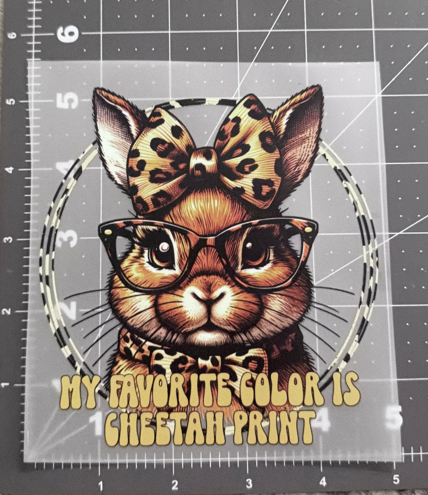Favorite Color Is Cheetah | Toddler Size | DTF Transfer