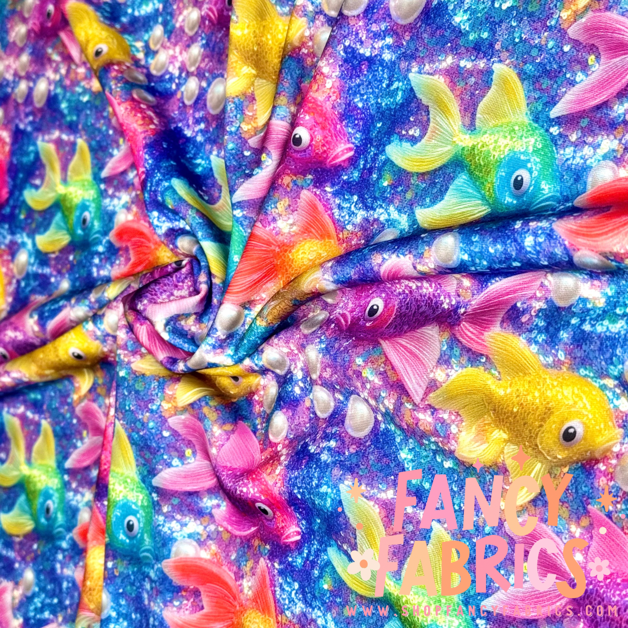 Glitter Fish | Swim | 6x6 Scaling | Ready To Ship