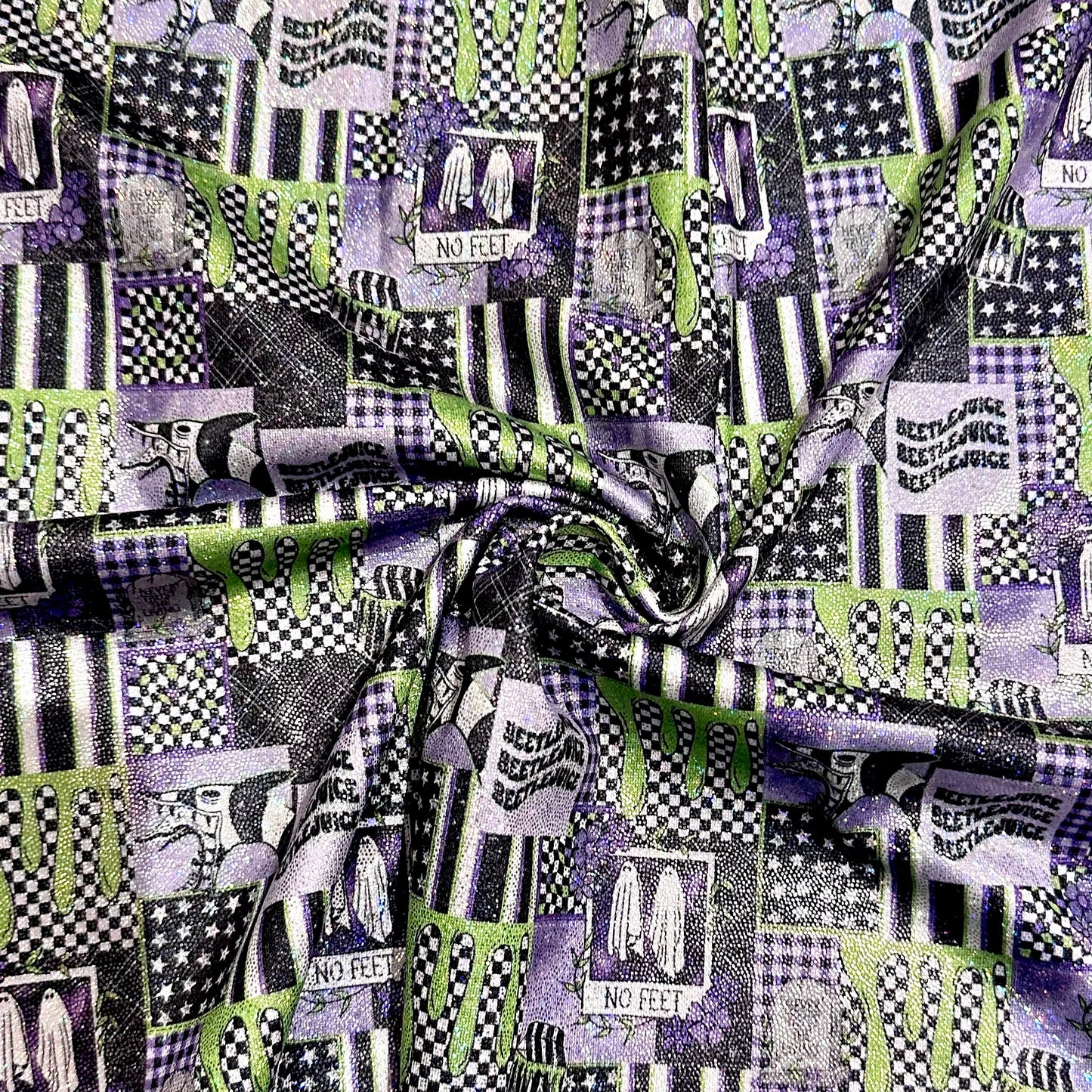 Beetle Patchwork | 4x4 Scaling | Printed Holographic | Ready To Ship