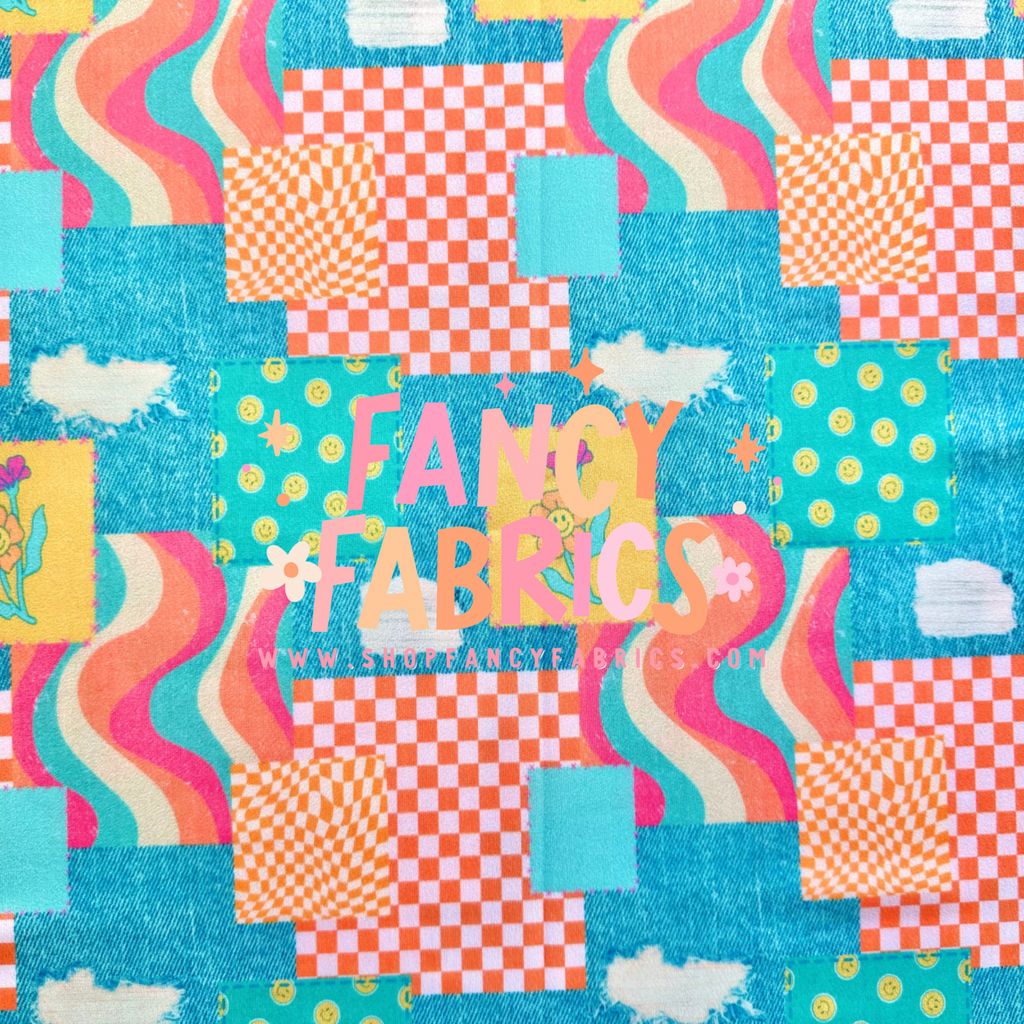 Groovy Denim | 6x6 Scaling | Swim | Ready To Ship