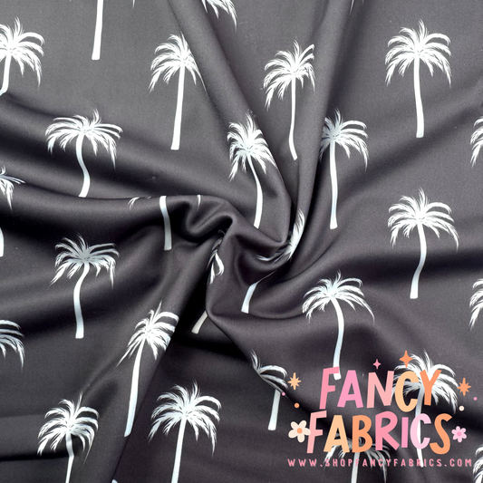 Palm Trees (Black) | Swim | 6x6 Scaling | Ready To Ship