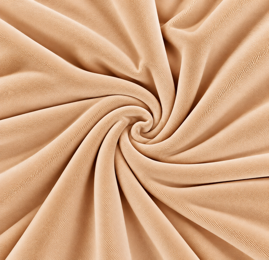 Taupe | Ultra Plush Stretch Velvet | Ready To Ship