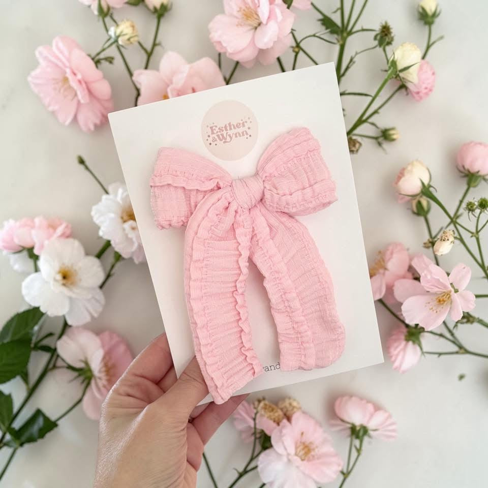 Pink | Crinkle Knit | Ready To Ship