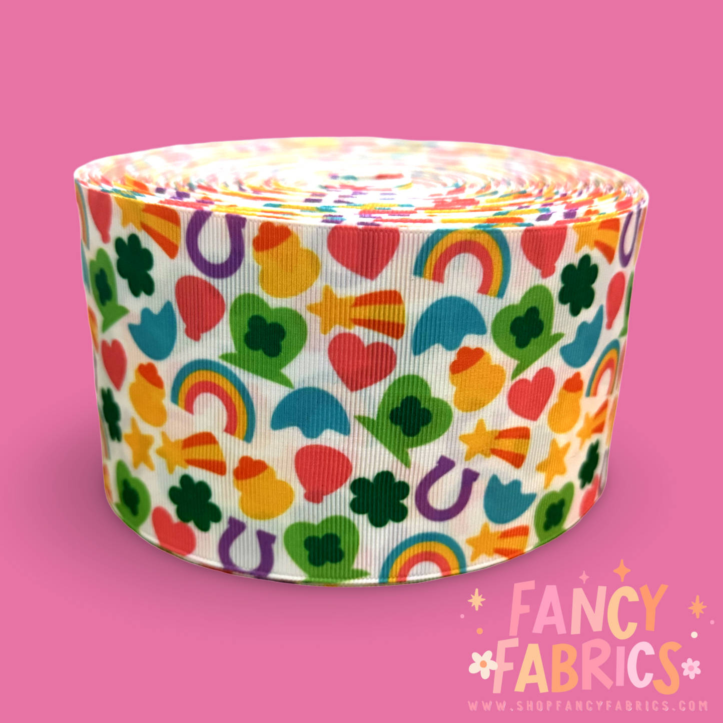 Lucky Charms | 3" Single Sided | Printed Ribbon | Ready To Ship