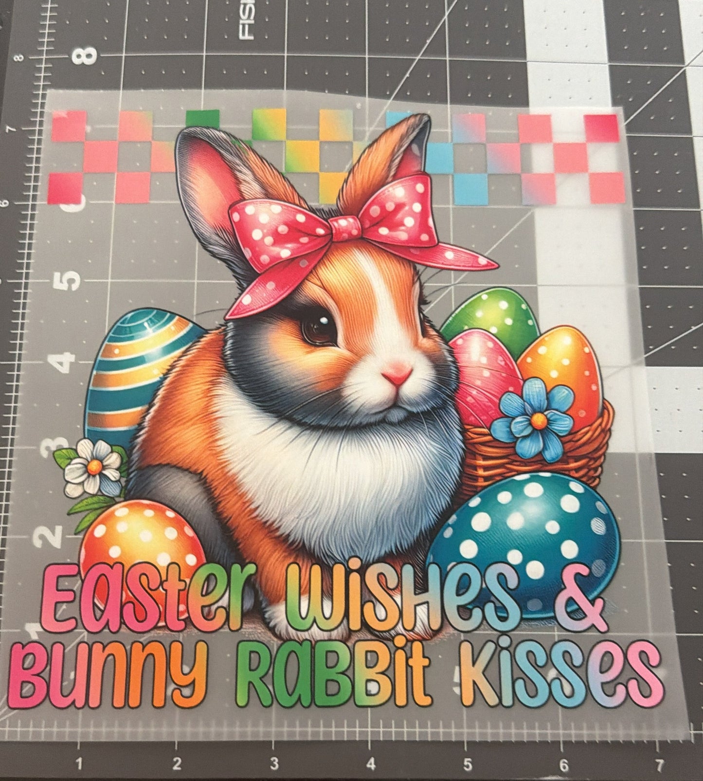 Bunny Rabbit Kisses | Child Size | DTF Transfer