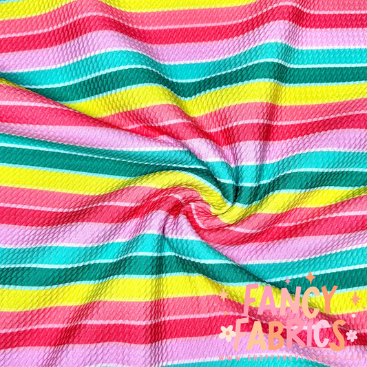 Christmas Rainbow Stripes | 4x4 Scaling | Bullet | Ready To Ship