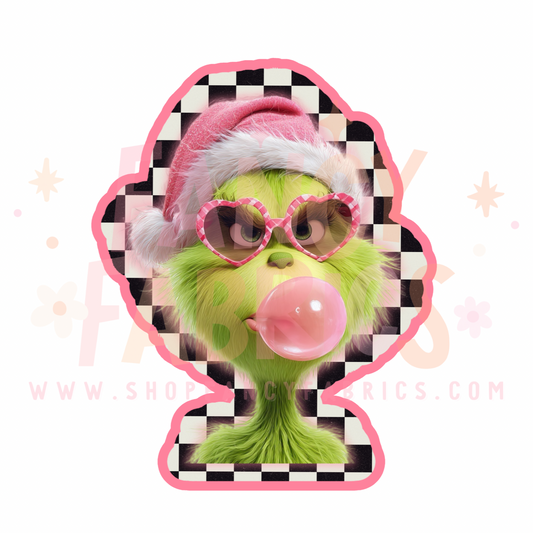 Green Guy Bubble | Adult Size | DTF Transfer | Ready To Ship