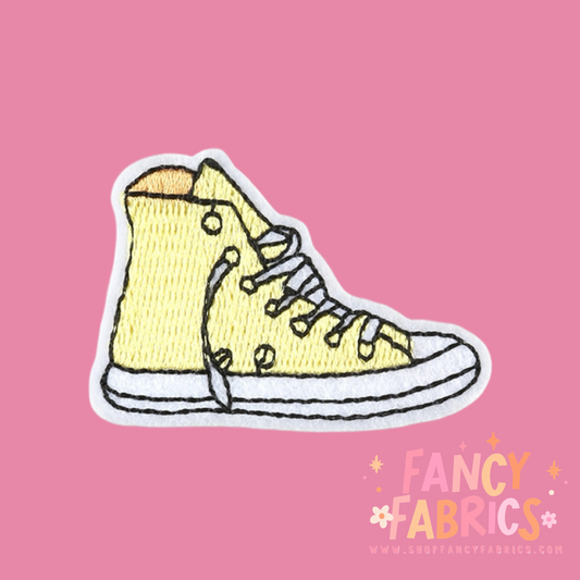 Yellow Sneaks | Iron On Patch