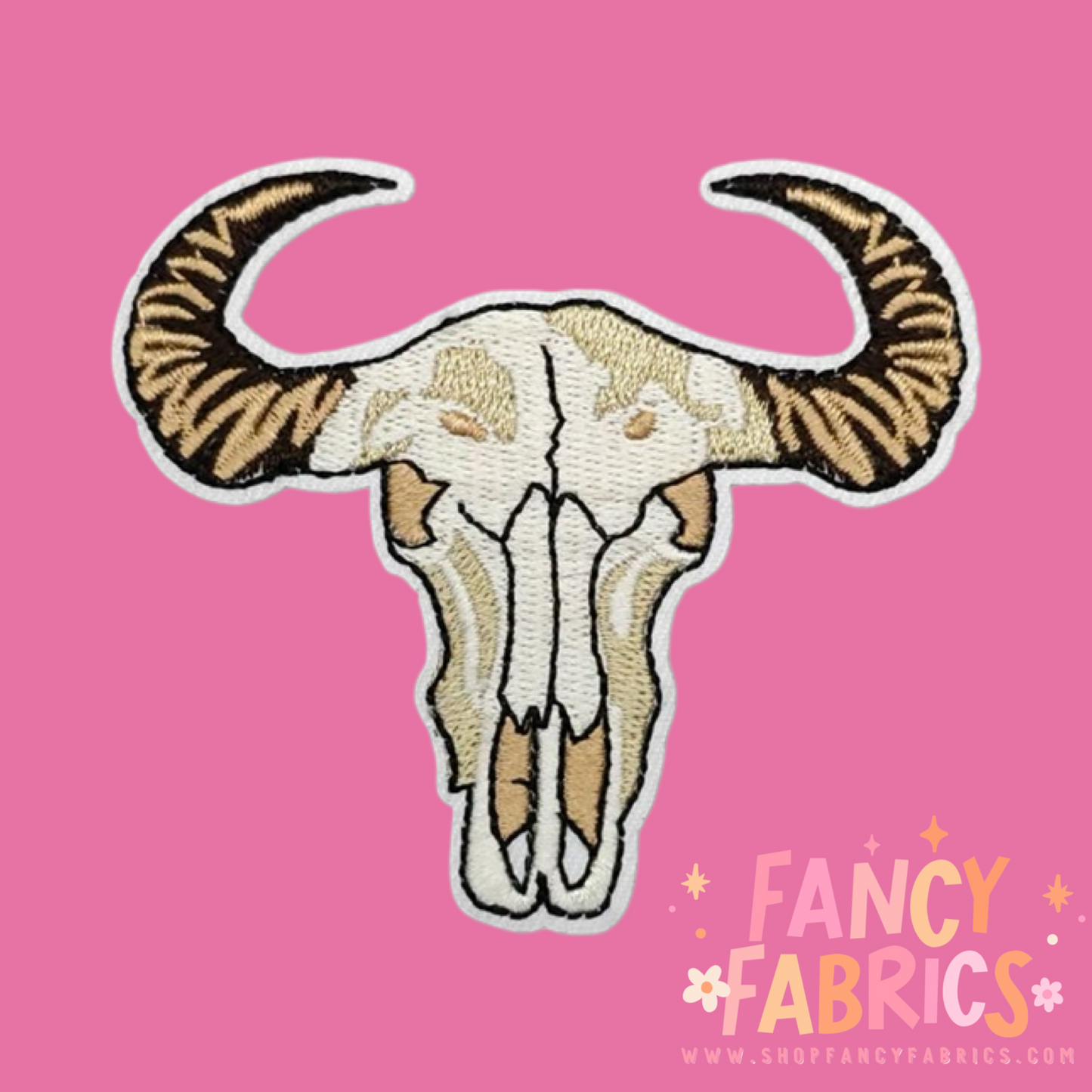 Rustic Skull | Iron On Patch
