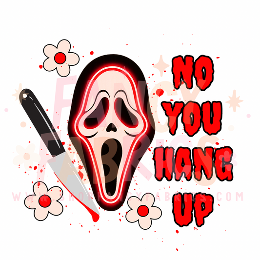 Scream Flowers | Adult Size | DTF Transfer | Ready To Ship