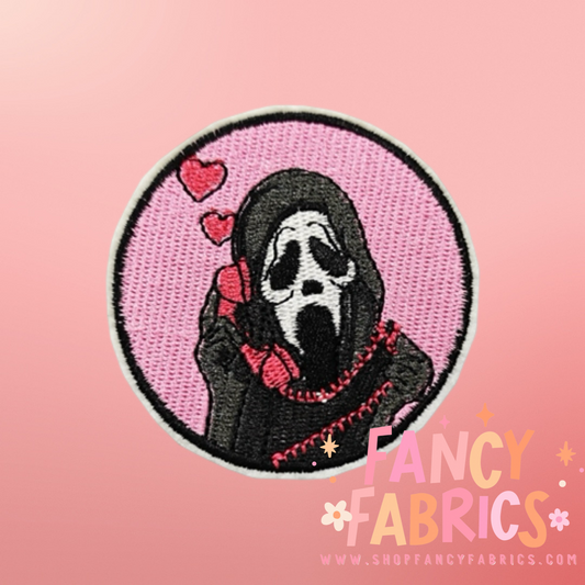 Ghostface (Pink) | Iron On Patch
