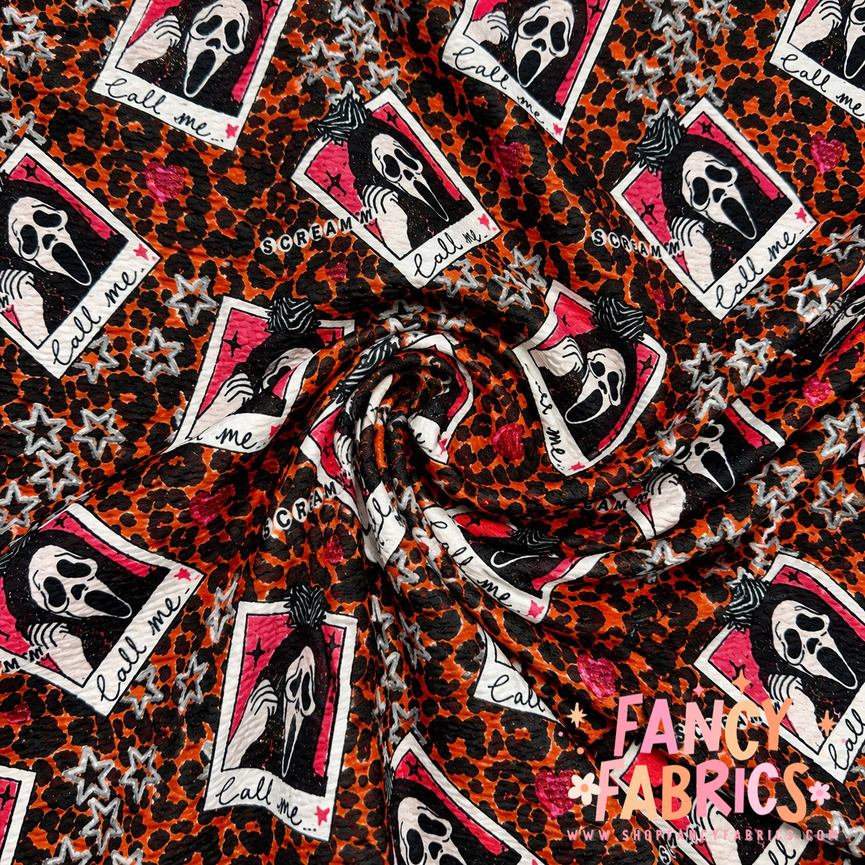 Scream Polaroids (Leopard) | 4x4 Scaling | Bullet | Ready To Ship