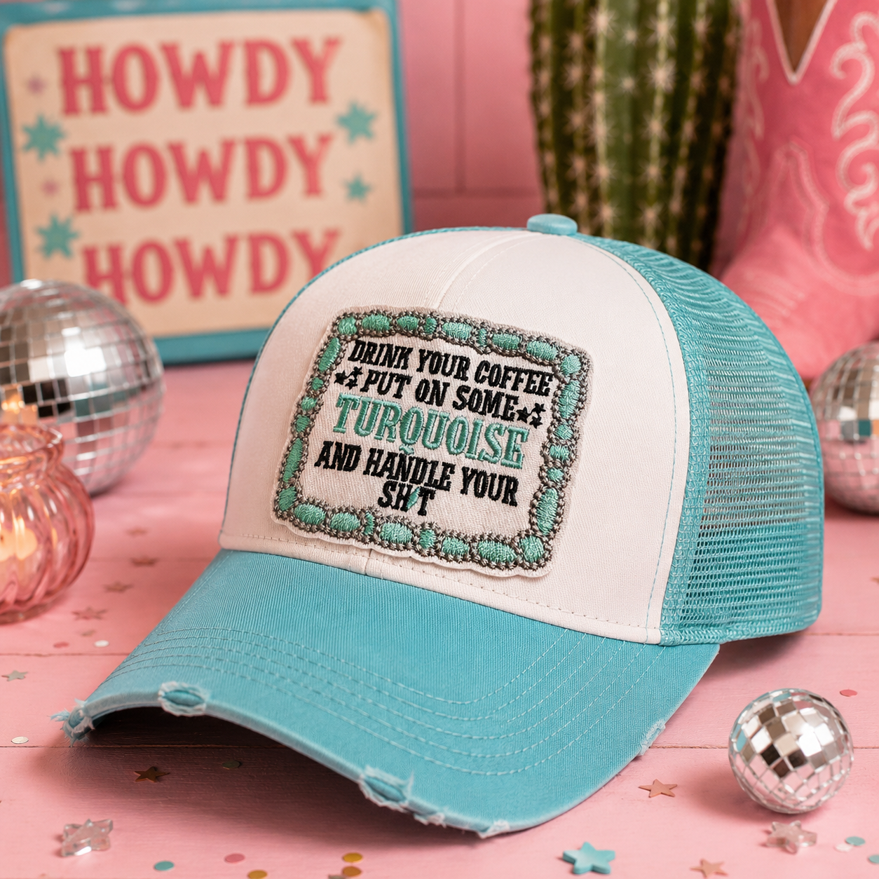 Put On Some Turquoise | Iron On Patch