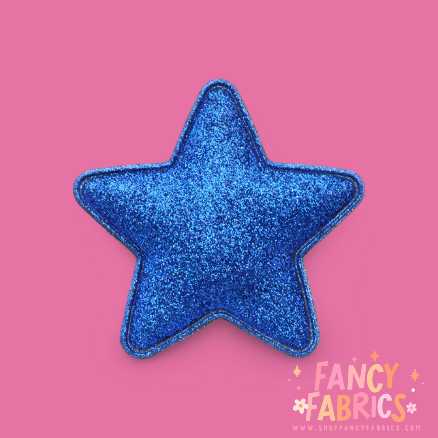 Glitter Star (Blue) | Bow Accessories | Ready To Ship