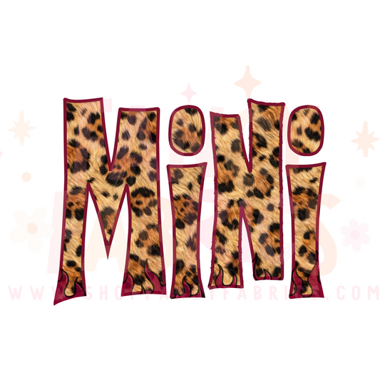 Mini (Leopard) | Toddler Size | DTF Transfer