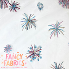 Sequin Fireworks (White) | Mesh | Ready To Ship
