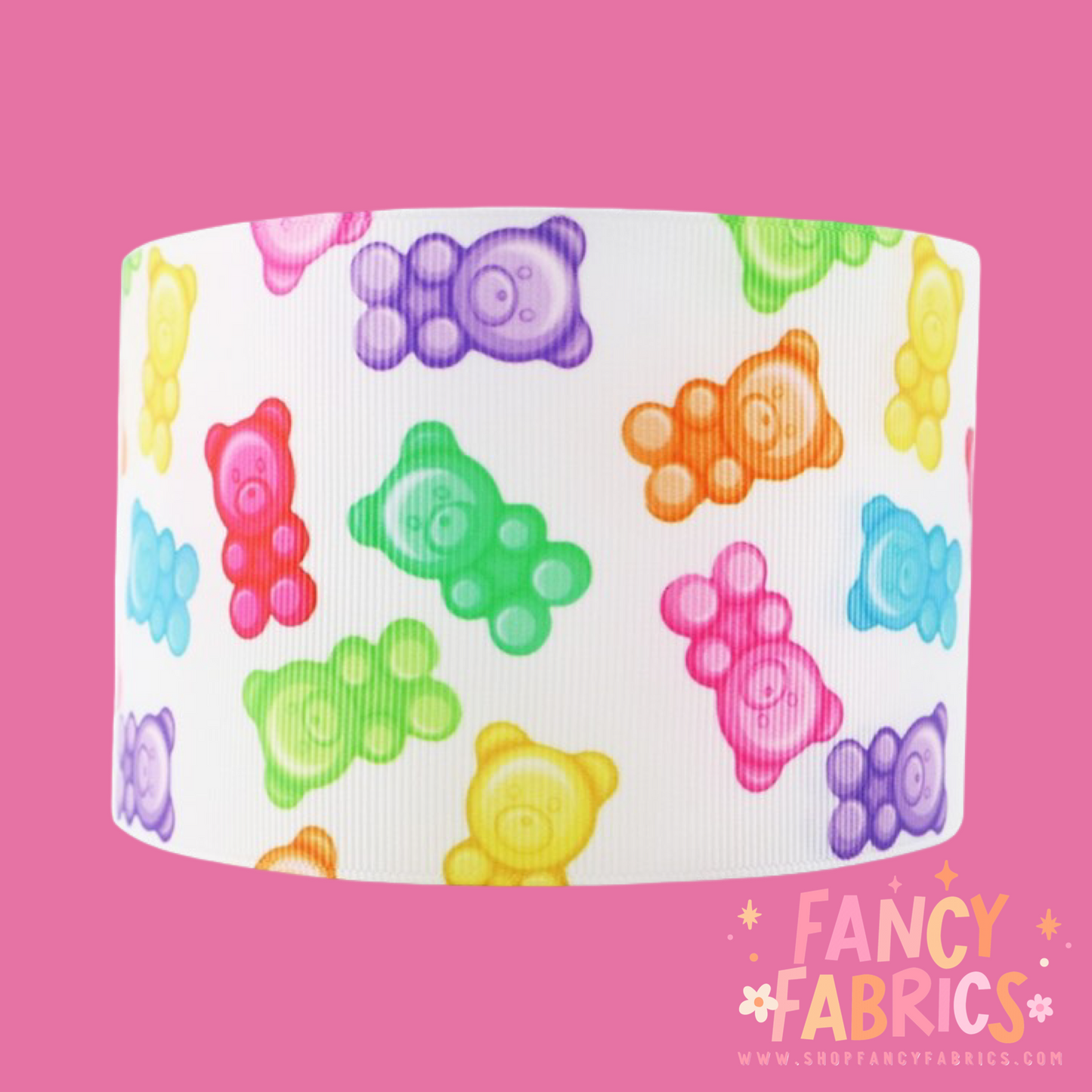 Gummy Bears | 3" Single Sided | Printed Ribbon | Ready To Ship