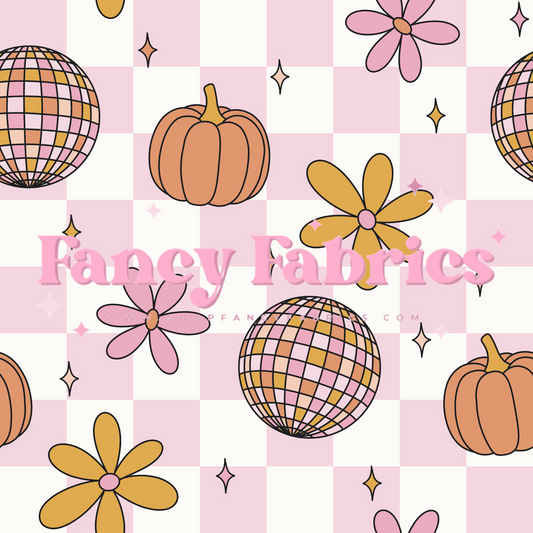 Lauren Liza Designs | Disco Pumpkins | PREORDER | By The Yard